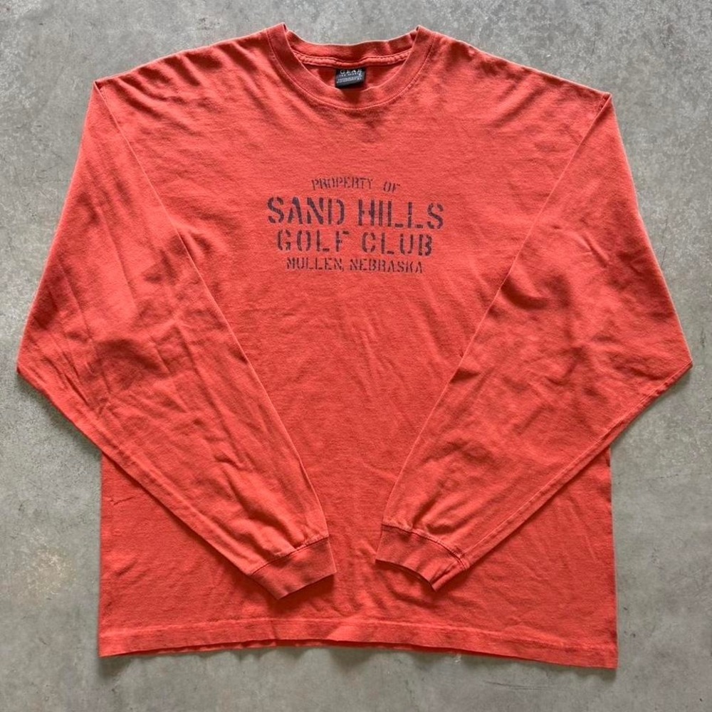 Sand Hills Golf Course Vintage 90s Long Sleeve Shirt Sz XL